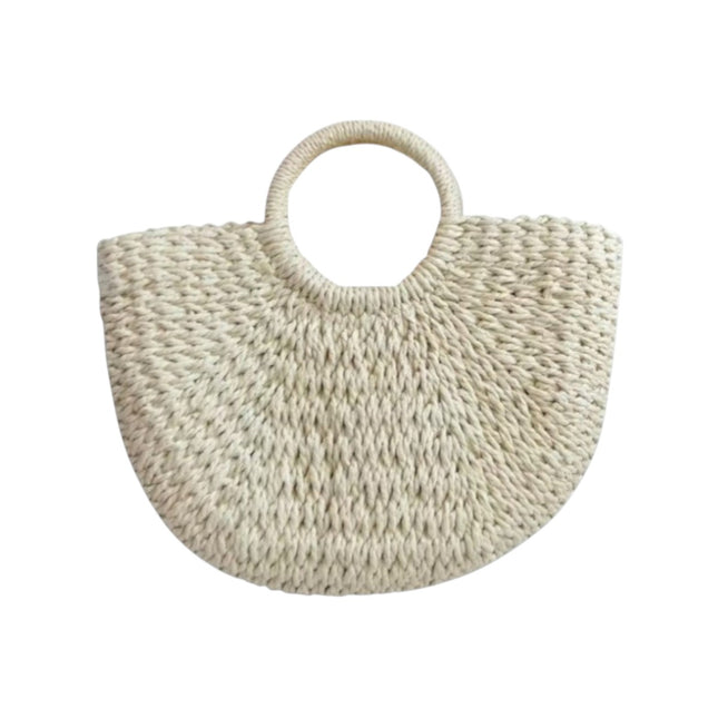 Cartera Tejida Blanca