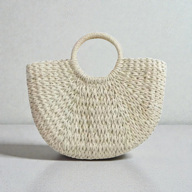 Cartera Tejida Blanca