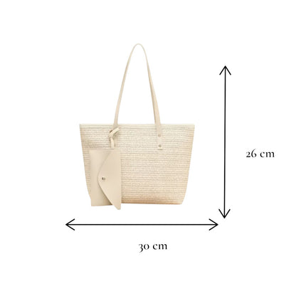 Cartera Beige + Neceser