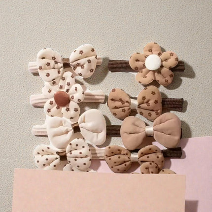 Pack de 10 Ganchos Niña Marrón