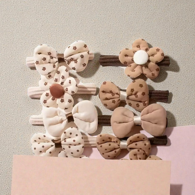 Pack de 10 Ganchos Niña Marrón