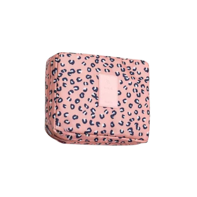 Cosmetiquero Rosado Leopardo