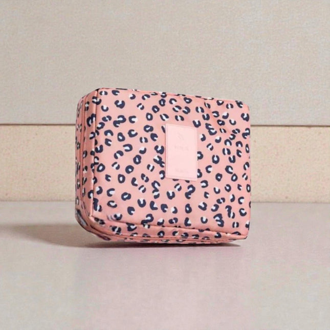 Cosmetiquero Rosado Leopardo