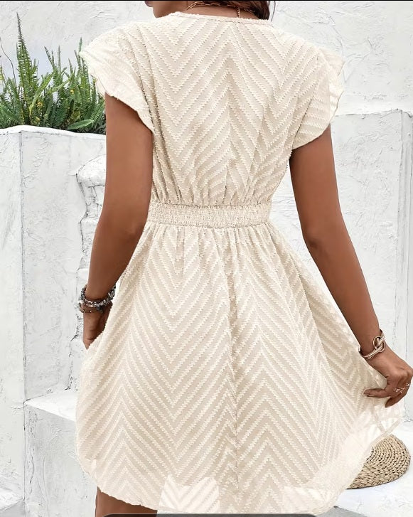 Salida de baño Blanco con Beige